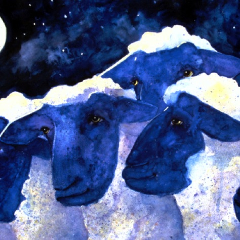 Baa Baa Blue Sheep
22x30
FRAMED